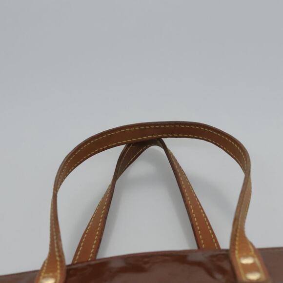 LOUIS VUITTON Monogram Vernis Reade MM Hand Bag Bronze M91143 - Picture 8 of 12
